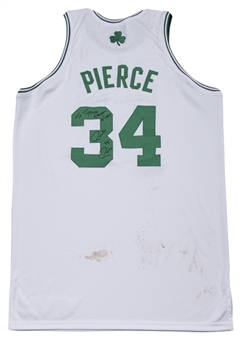 Paul Pierce Game Used & Signed Boston Celtics Home Jersey (Player LOA & JSA)